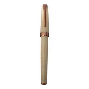 Levenger True Writer Ivory Rose Gold Rollerball Pen